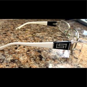 White Versace Glasses Frames